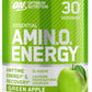 Optimum Nutrition (ON) Amino Energy - Pre Workout with Green Tea Extract | BCAA | Amino Acids | Energy Powder | 30 Servings