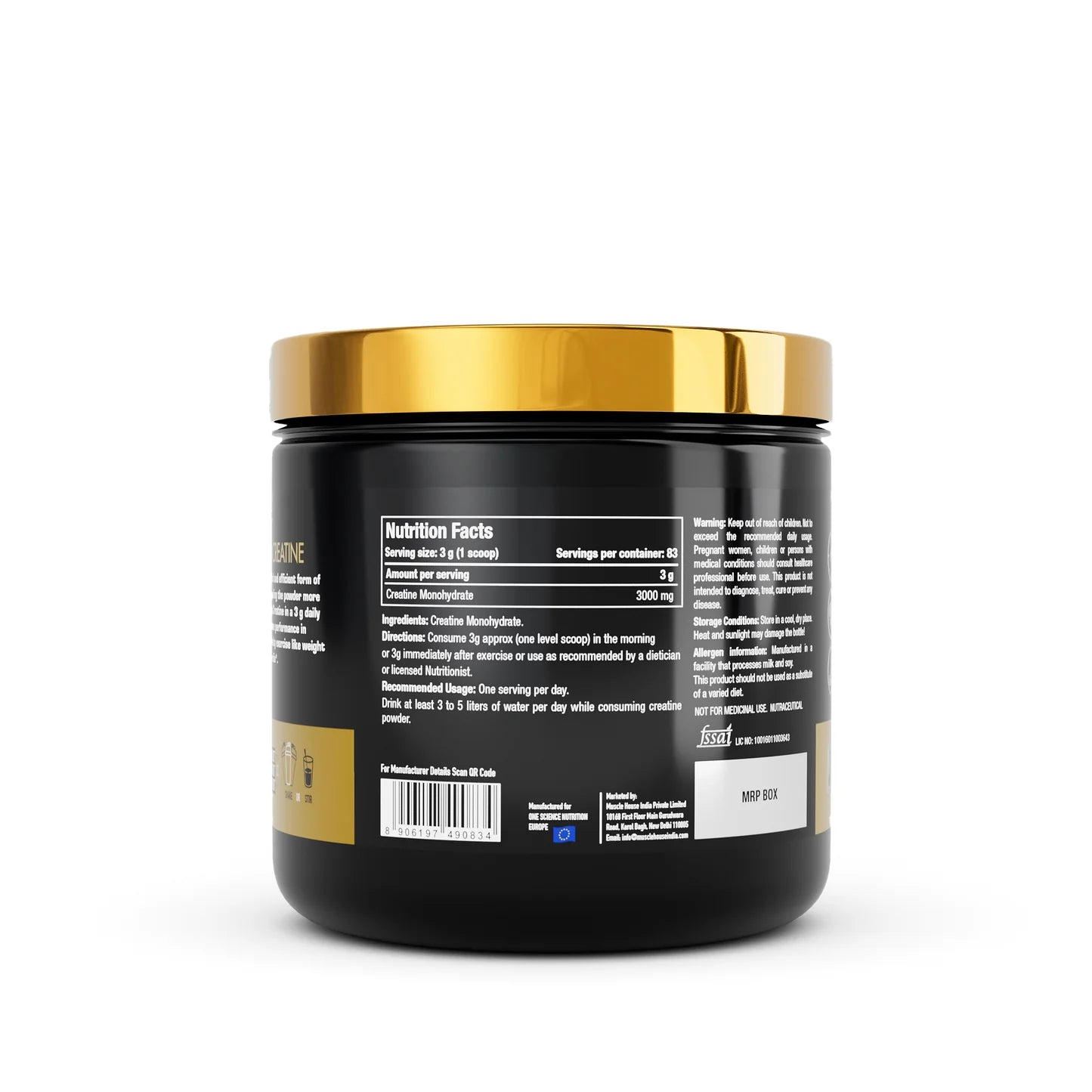 One Science Nutrition (OSN) 100% Micronized Creatine
