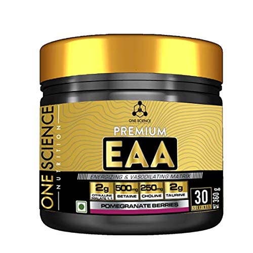 One Science Nutrition (OSN) EAA (Essential Amino Acids) Energizing and Vasodilating Matrix | Supports Muscle Growth & Performance Booster | [30 Serving] | 360G