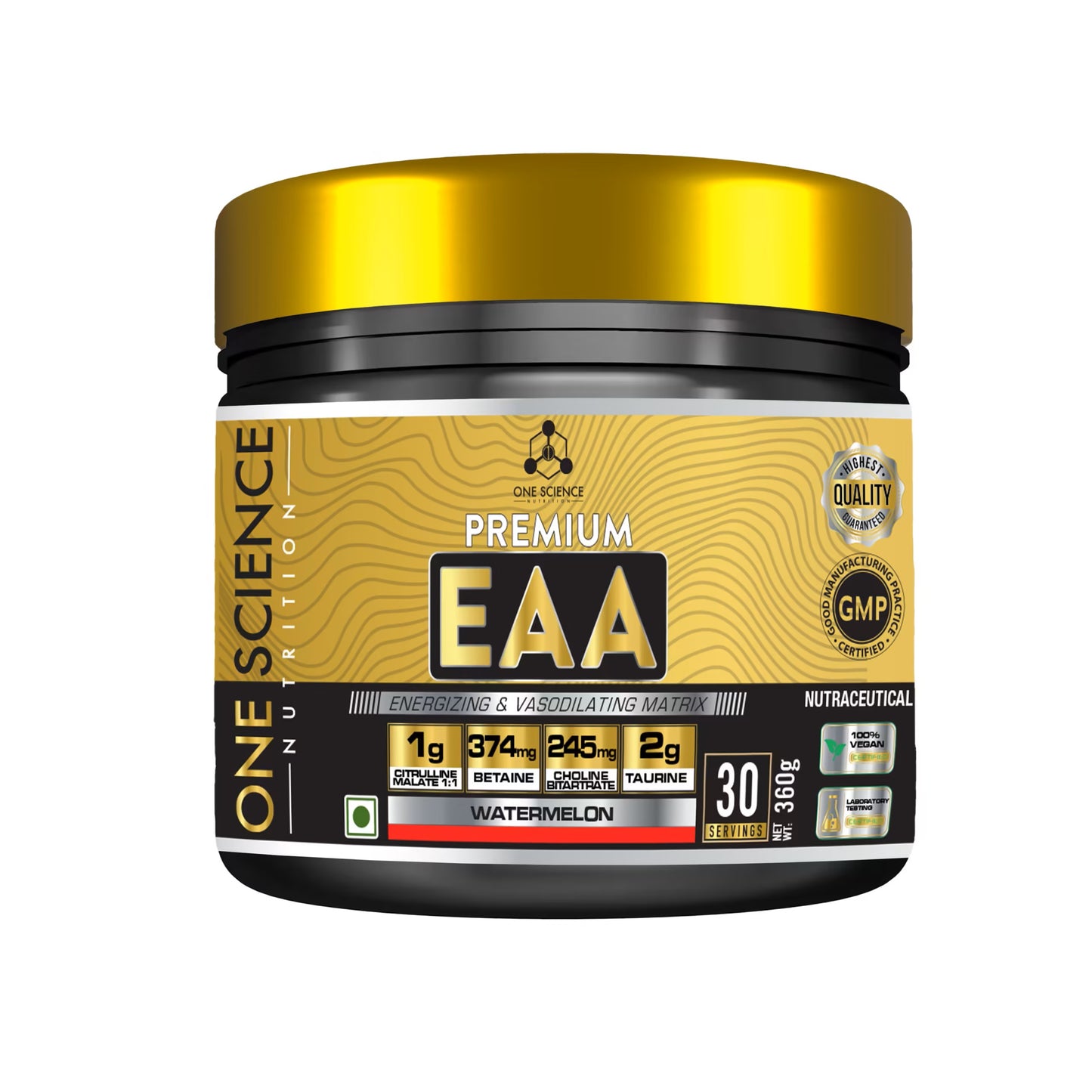 One Science Nutrition (OSN) EAA (Essential Amino Acids) Energizing and Vasodilating Matrix | Supports Muscle Growth & Performance Booster | [30 Serving] | 360G