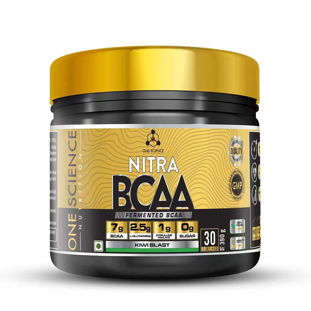 One Science Nutrition (OSN) Fermented Nitra BCAA | Intense Pre-Workout Drink | Stay Hydrated | Performance Booster | 30 Servings