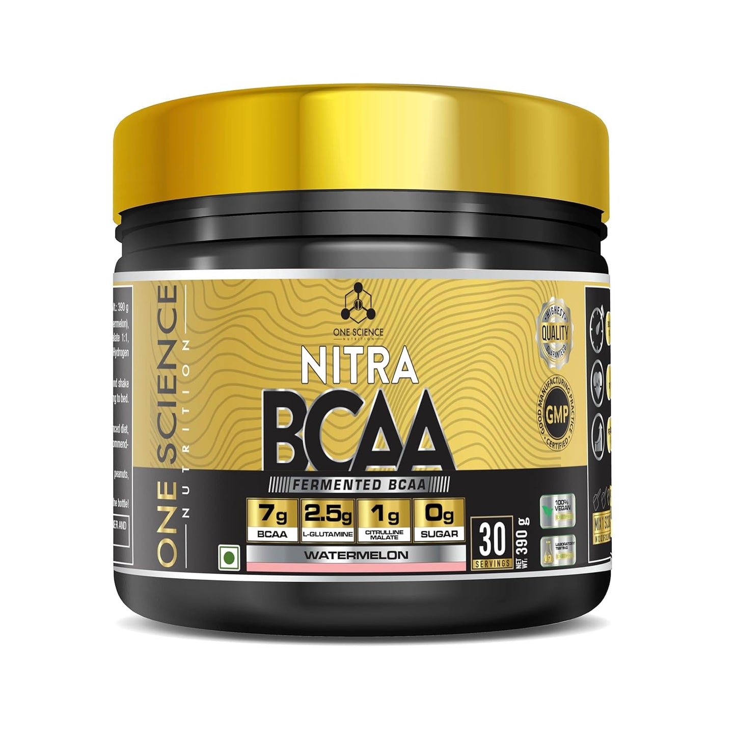 One Science Nutrition (OSN) Fermented Nitra BCAA | Intense Pre-Workout Drink | Stay Hydrated | Performance Booster | 30 Servings