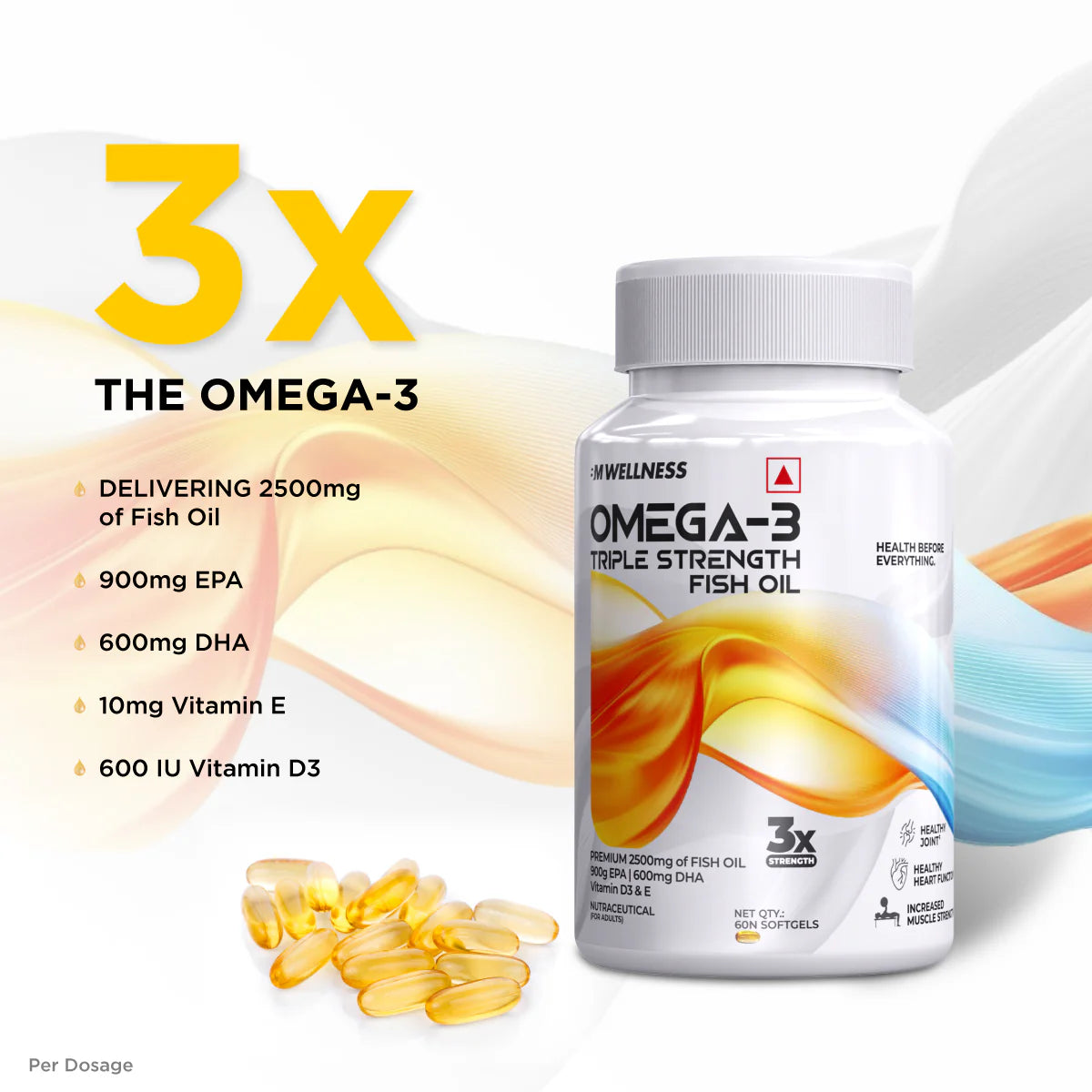 Bigmuscles Nutrition Omega-3 Fish Oil Triple Strength