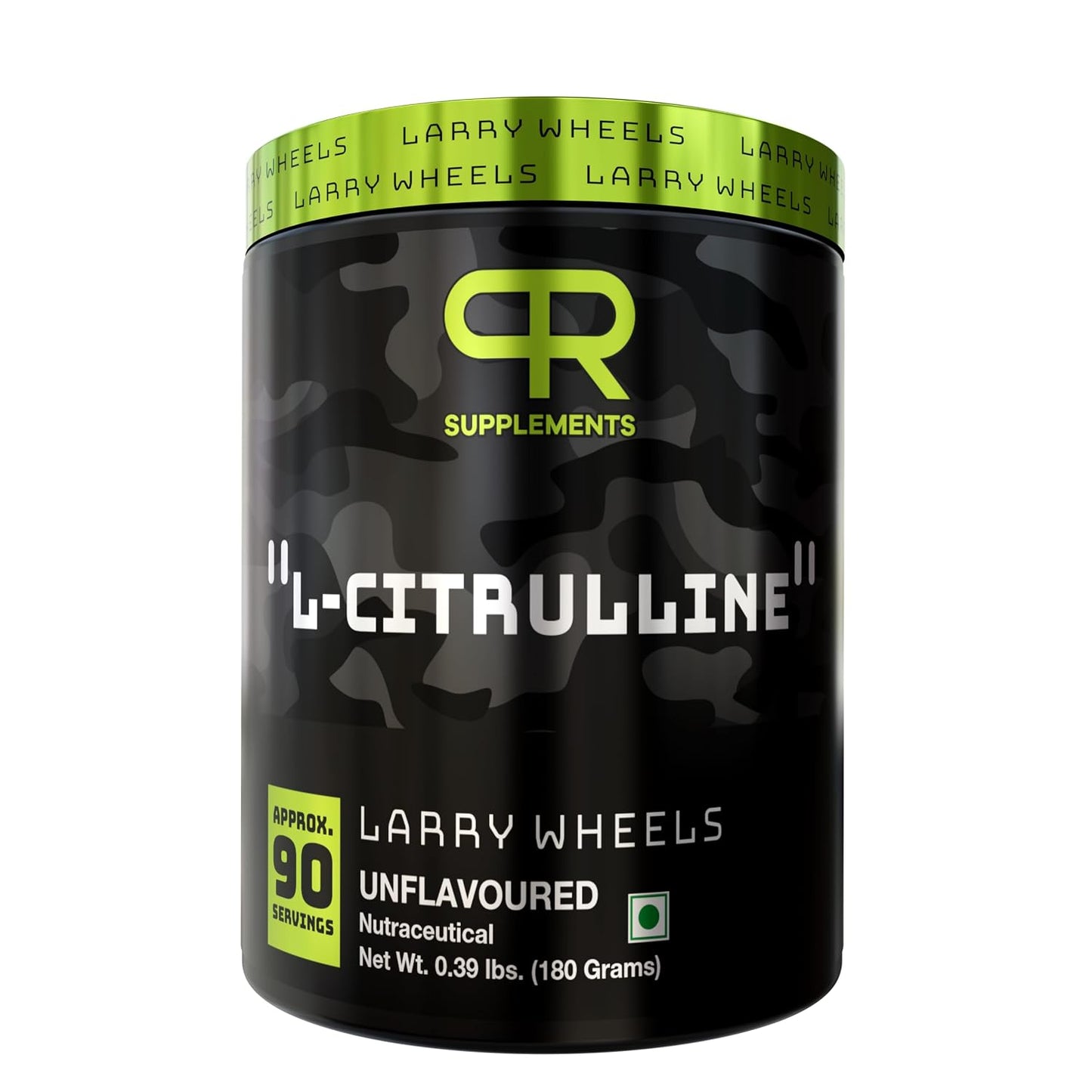 PR Supplements Larry Wheels L-Citrulline DL-Malate Powder 2000mg Per Serving| Pre Workout Nitric Oxide Booster | Supports Muscle Pumps| Blood Flow| Endurance & Exercise Performance