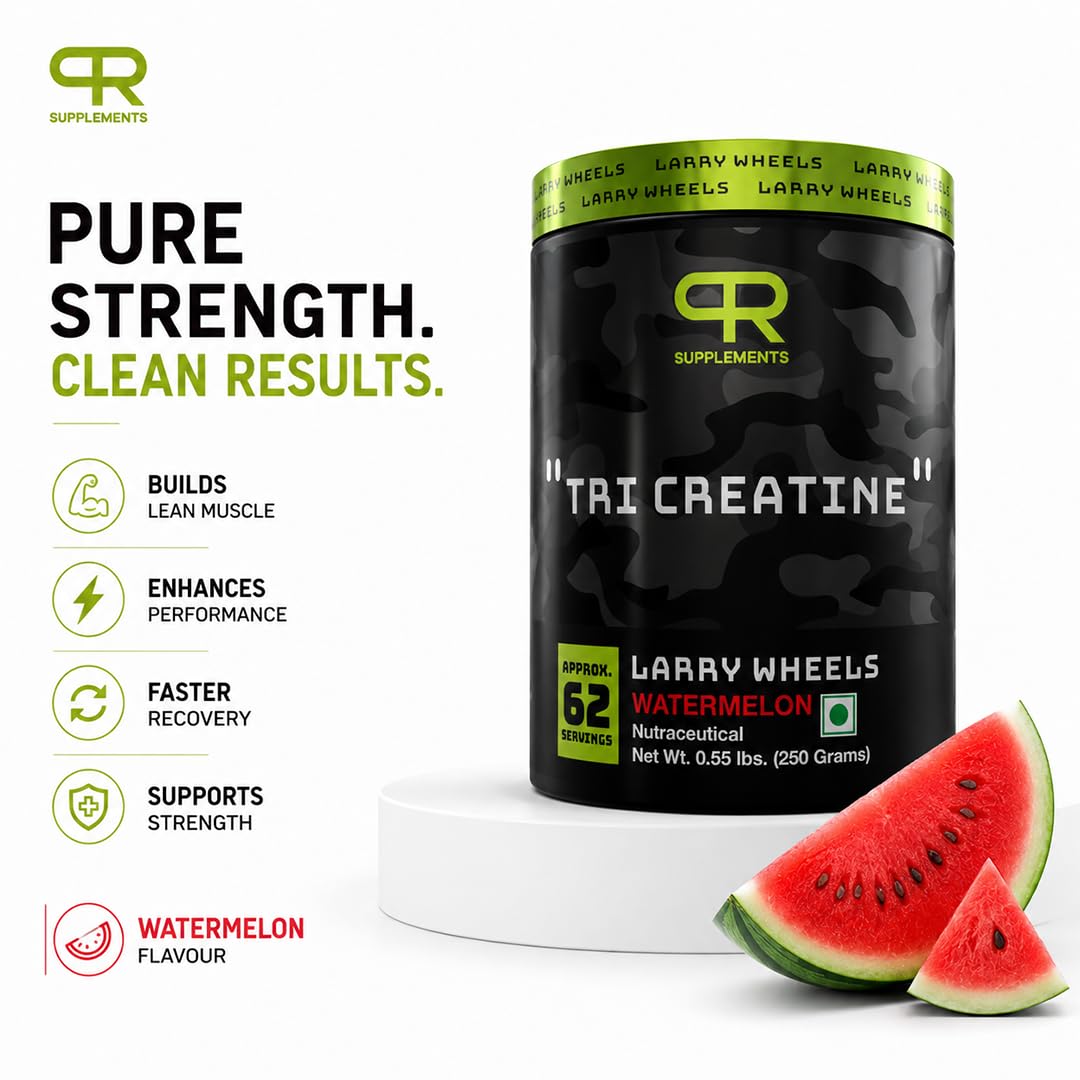 PR Supplements Larry Wheels Tri Creatine Powder