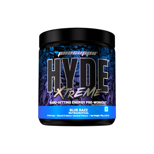 Prosupps Hyde Xtreme |Hard Hitting Energy Pre Workout Supplement | Caffeine| Beta-alanine| Creatine HCl| L-arginine | For Muscle Pump| Vascularity| Strength and Focus