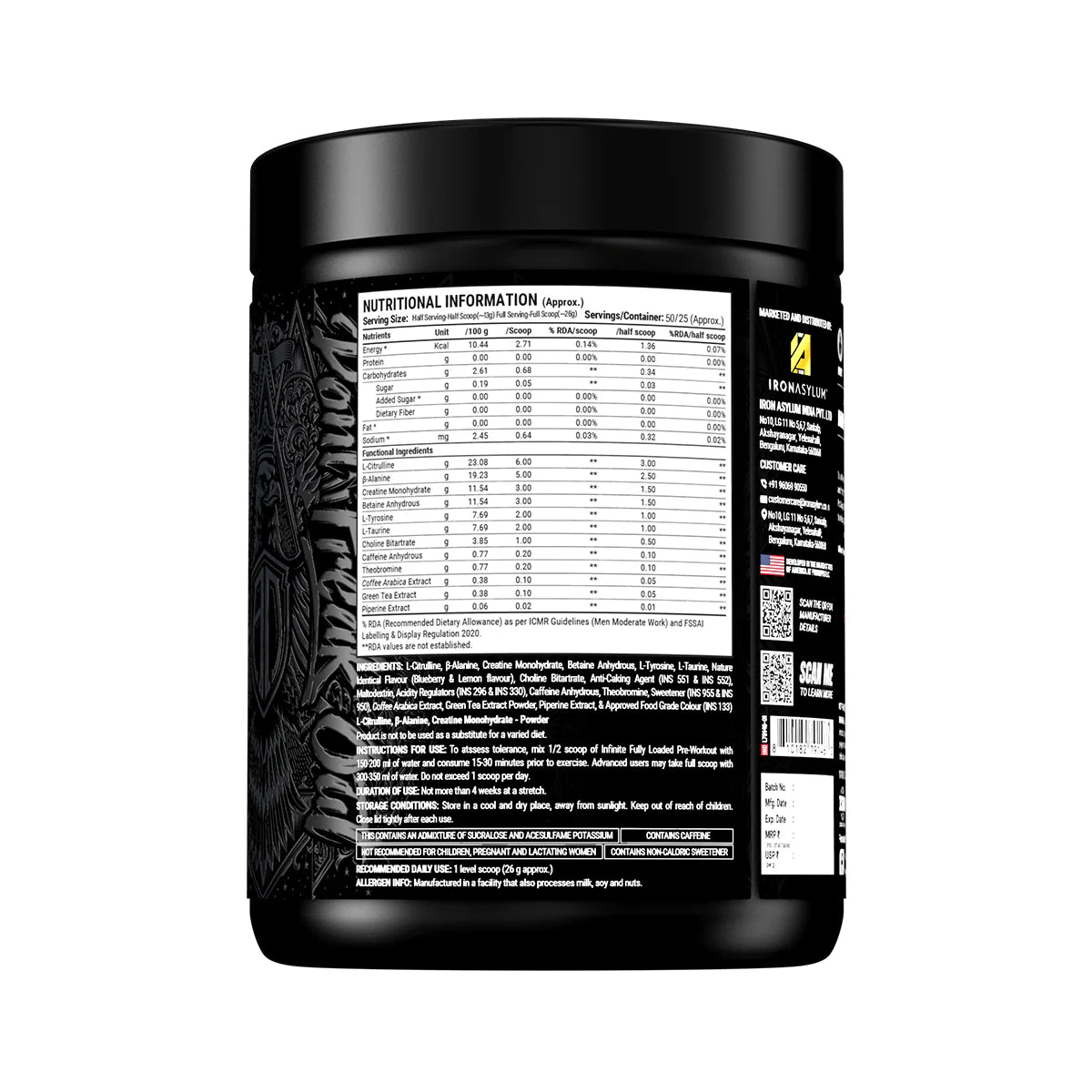 Prosupps Hyde Infinite Pre Workout