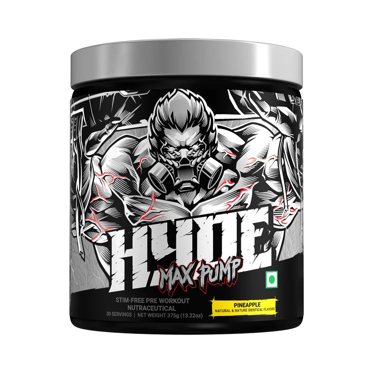 Prosupps Hyde Max Pump Pre workout Supplement | Caffeine Free Pre workout Supplement for Men and Women | Explosive Energy, Pump and Endurance | Taurine, L Citrulline, Beta Alanine