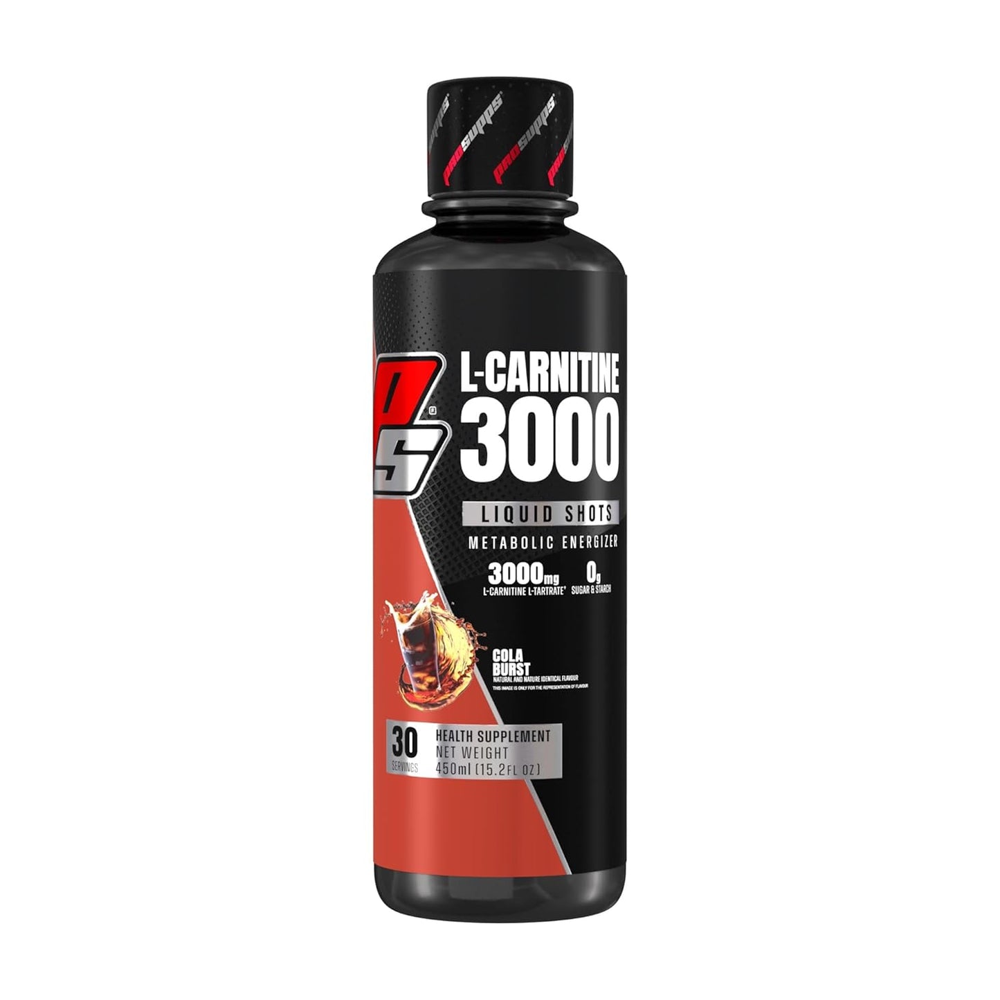 PROSUPPS L-Carnitine 3000mg | Supports Energy Metabolism & Endurance | Zero Added Sugar | No FD&C Dyes | Gluten & Starch Free | For Men & Women