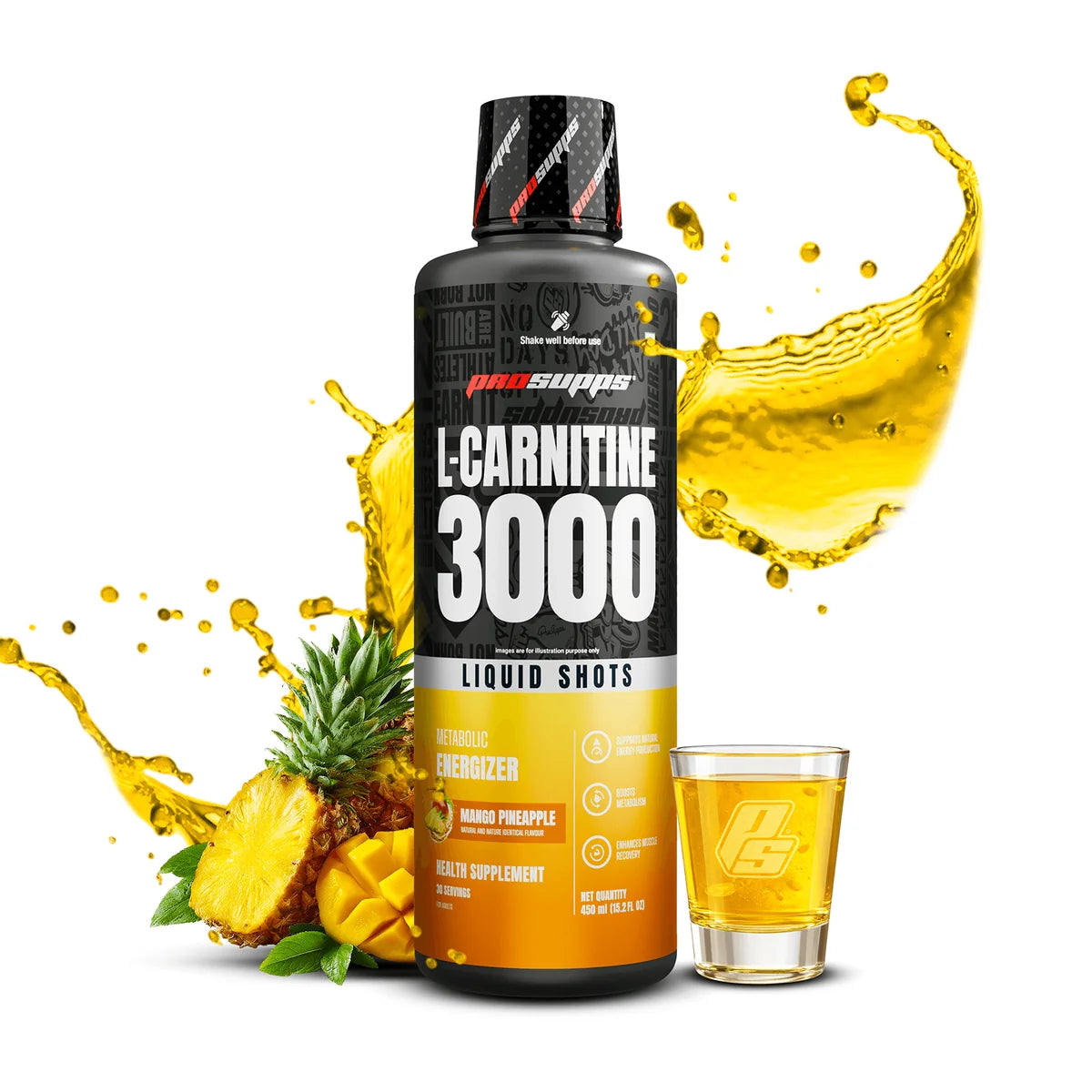 PROSUPPS L-Carnitine 3000mg | Supports Energy Metabolism & Endurance | Zero Added Sugar | No FD&C Dyes | Gluten & Starch Free | For Men & Women