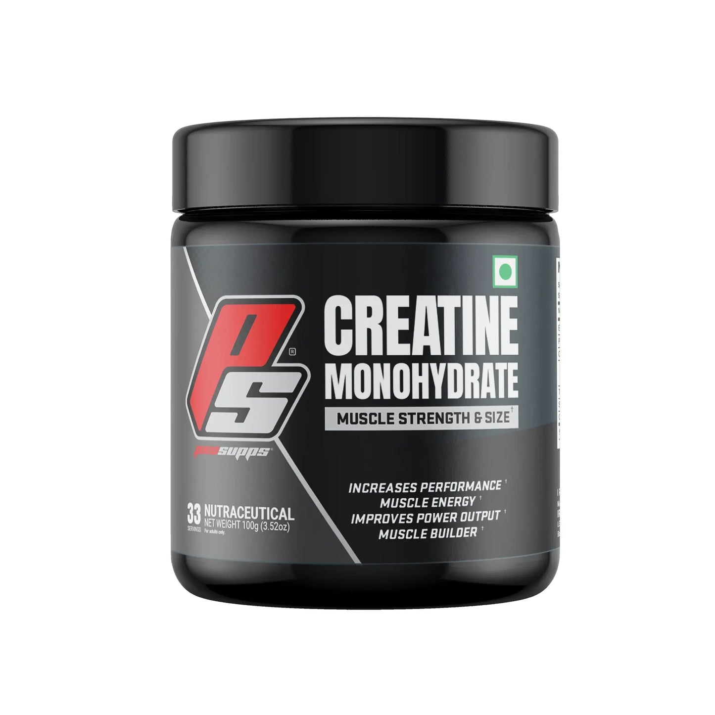 Prosupps Creatine Monohydrate | Creatine for Performance, Energy, Power | Pre workout for Men and Women