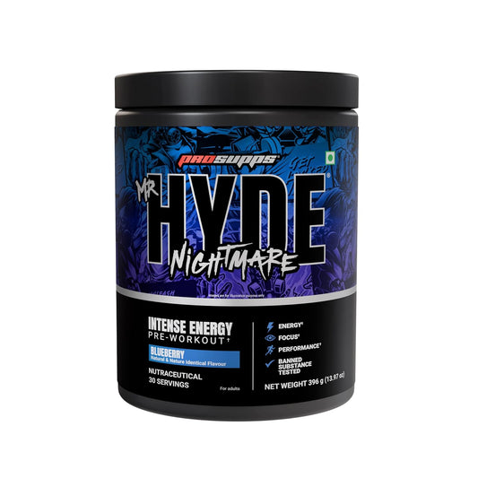 PROSUPPS Hyde Nightmare Pre-Workout Powder | 6000mg L-Citrulline| 3200mg Beta-Alanine | Supports Muscle Health | Banned Substance Tested | For Men & Women | Vegan
