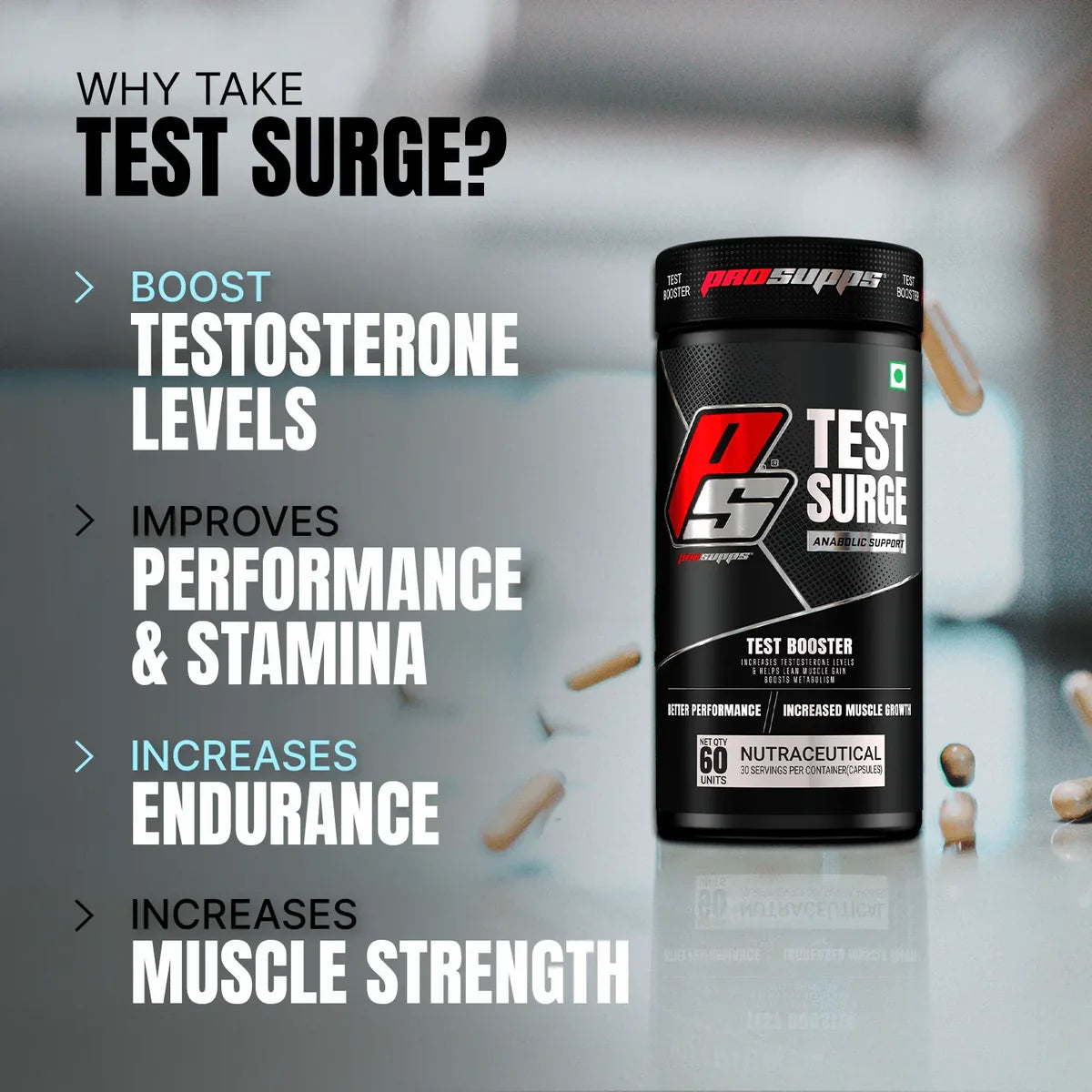 Prosupps Test Surge Caps