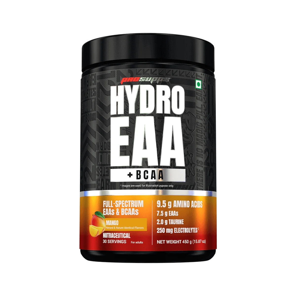 Prosupps Hydro EAA +BCAA Energy Drink for Recovery | Pre, Post, Intra workout Supplement | Essential Amino Acids | Muscle Protein Synthesis | Electrolytes| L-Glutamine| L-Arginine