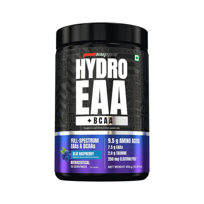 Prosupps Hydro EAA +BCAA Energy Drink for Recovery | Pre, Post, Intra workout Supplement | Essential Amino Acids | Muscle Protein Synthesis | Electrolytes| L-Glutamine| L-Arginine