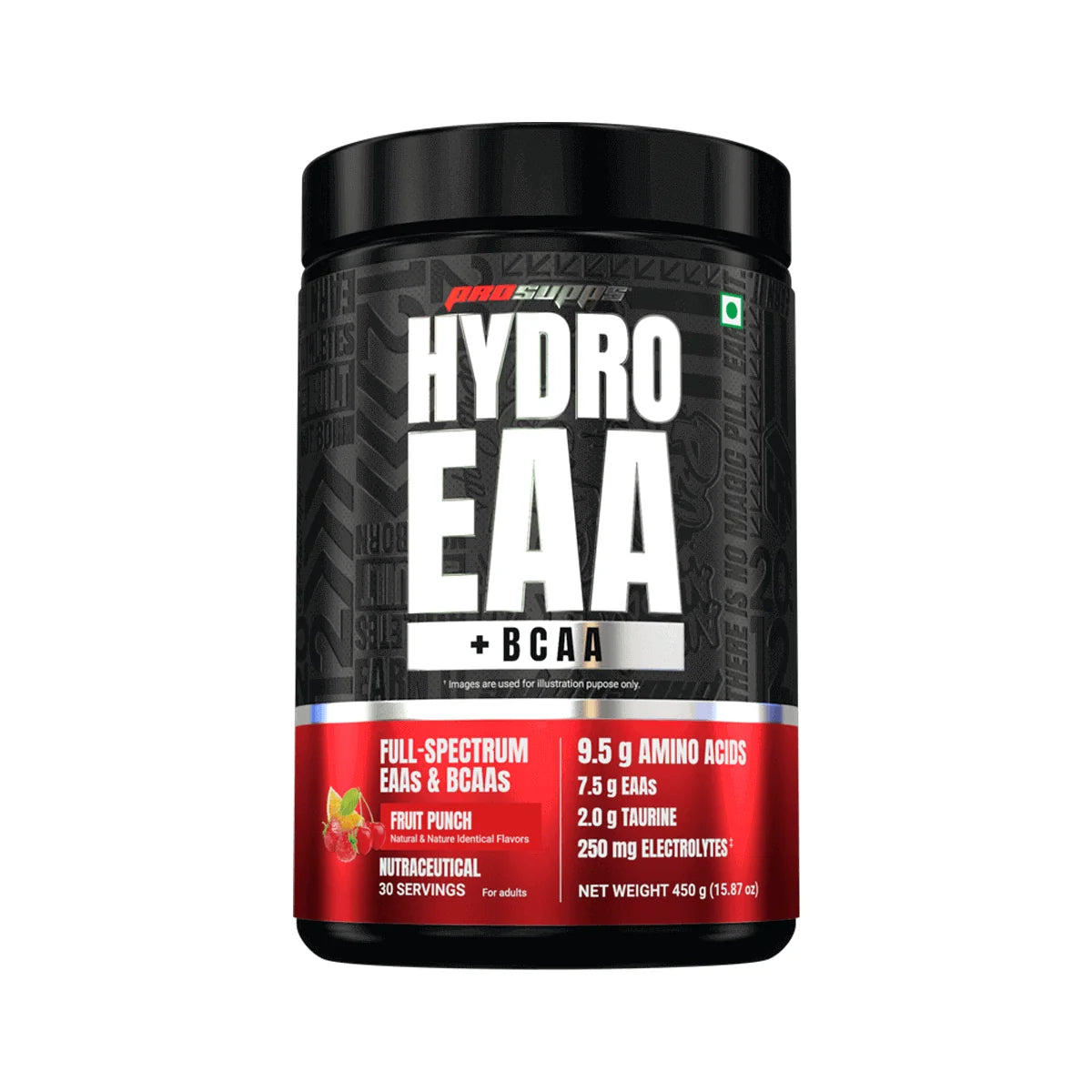 Prosupps Hydro EAA +BCAA Energy Drink for Recovery | Pre, Post, Intra workout Supplement | Essential Amino Acids | Muscle Protein Synthesis | Electrolytes| L-Glutamine| L-Arginine