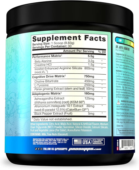 PROSUPPS Dr. Jekyll Stimulant-Free Pre-Workout