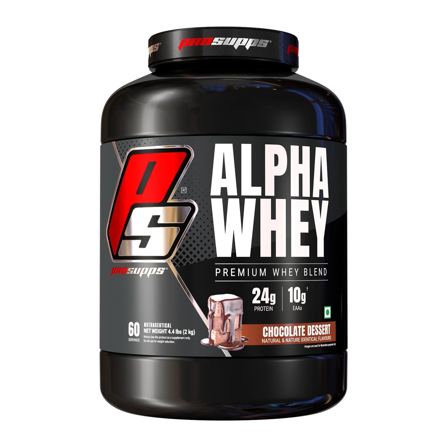 Prosupps Alpha Whey Protein | High Rated Whey Protein | Premium Whey Protein | 24g Protein | 10g EAA | Protein Powder for Bodybuilding | Sports Supplement