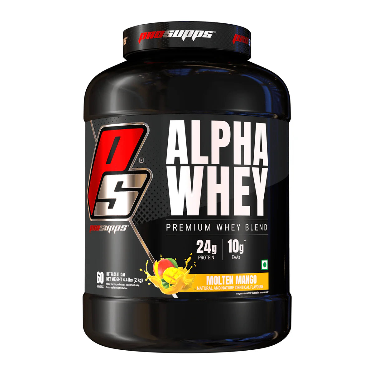 Prosupps Alpha Whey Protein | High Rated Whey Protein | Premium Whey Protein | 24g Protein | 10g EAA | Protein Powder for Bodybuilding | Sports Supplement