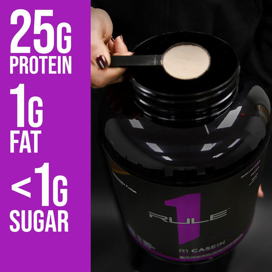 Rule1 R1 Casein Protein | Chocolate Fudge | 1.8 kg