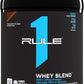 Rule One Proteins | R1 Whey Blend | 24g Fast-Acting Whey Protein Concentrates | Isolates | and Hydrolysates Per Serving | with Naturally Occurring EAAs and BCAAs