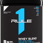 Rule One Proteins | R1 Whey Blend | 24g Fast-Acting Whey Protein Concentrates | Isolates | and Hydrolysates Per Serving | with Naturally Occurring EAAs and BCAAs