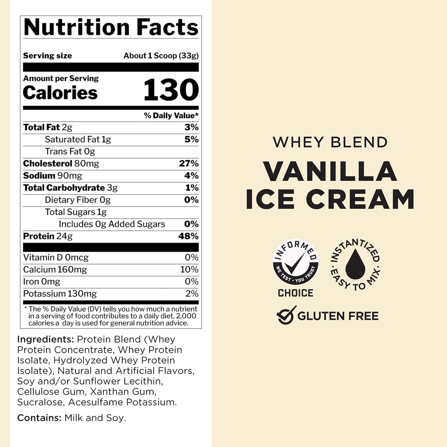 Rule One Proteins | R1 Whey Blend | 24g Fast-Acting Whey Protein Concentrates | Isolates | and Hydrolysates Per Serving | with Naturally Occurring EAAs and BCAAs