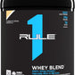 Rule One Proteins | R1 Whey Blend | 24g Fast-Acting Whey Protein Concentrates | Isolates | and Hydrolysates Per Serving | with Naturally Occurring EAAs and BCAAs