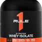 Rule1 Rule 1 R1 Protein Whey Isolate - with 25g Protein 6g BCAA Exclusively from Isolated Hydrolyzed Sources for Workout Recovery