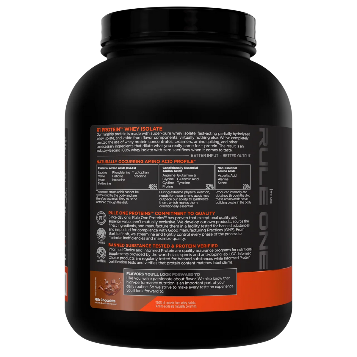 Rule 1 R1 Protein Whey Isolate