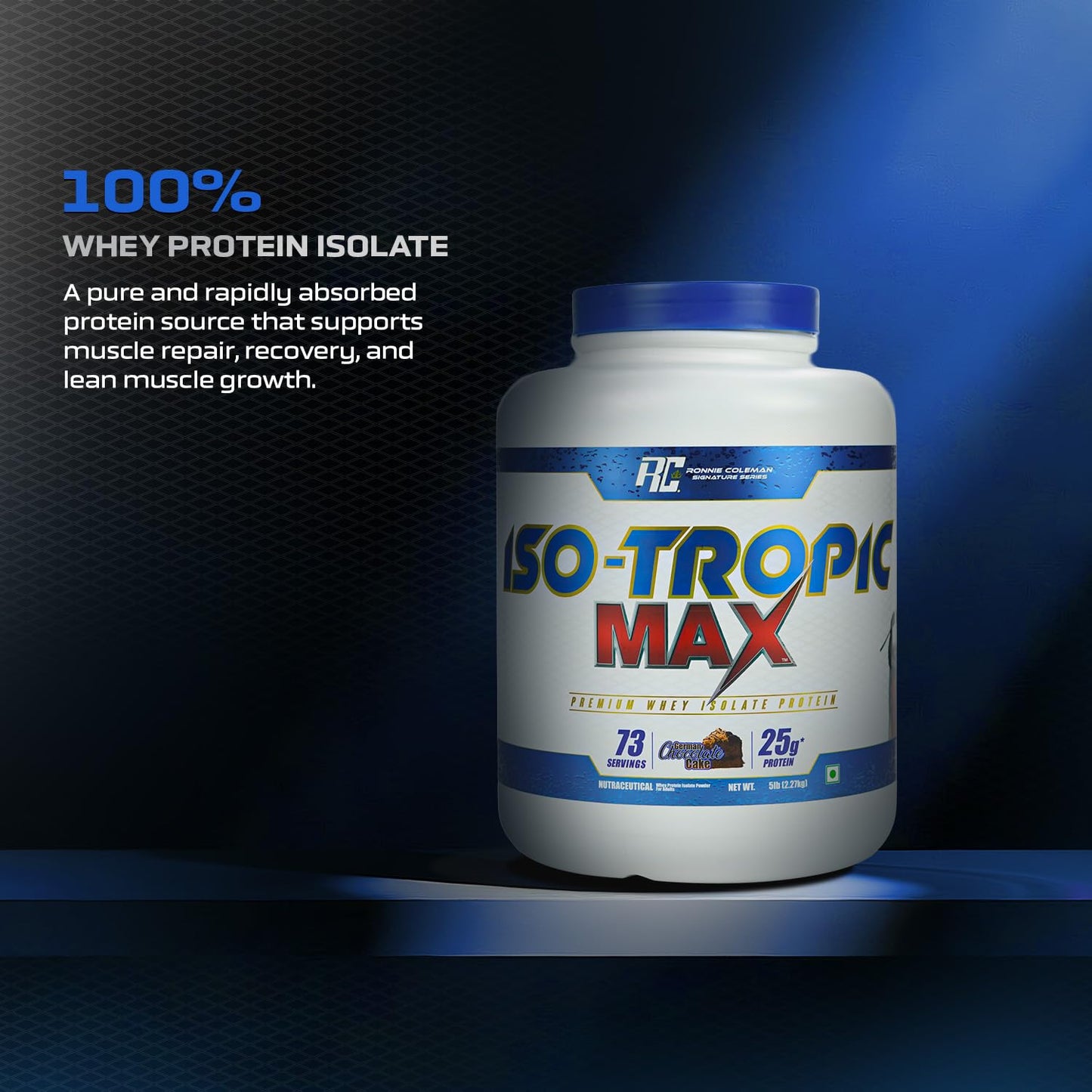 Ronnie Coleman Signature Series Iso-Tropic Max | Premium Whey Isolate Protein Powder
