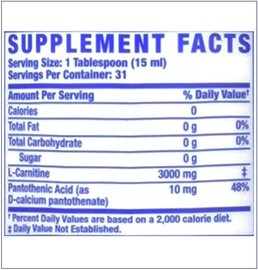 Ronnie Coleman Signature Series L-Carnitine 3000 | Liquid Dietary Supplement |31 Servings