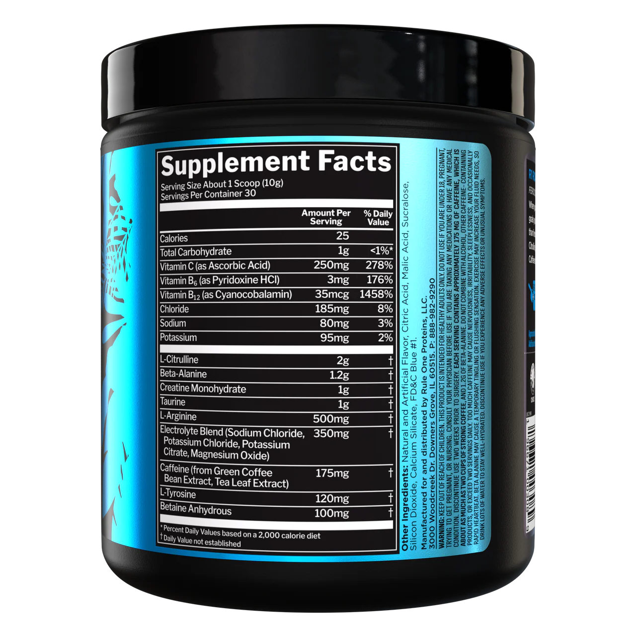Rule1 R1 Roar | Pre-Workout Powder with Creatine| Beta-Alanine| Citrulline| Electrolytes & Caffeine