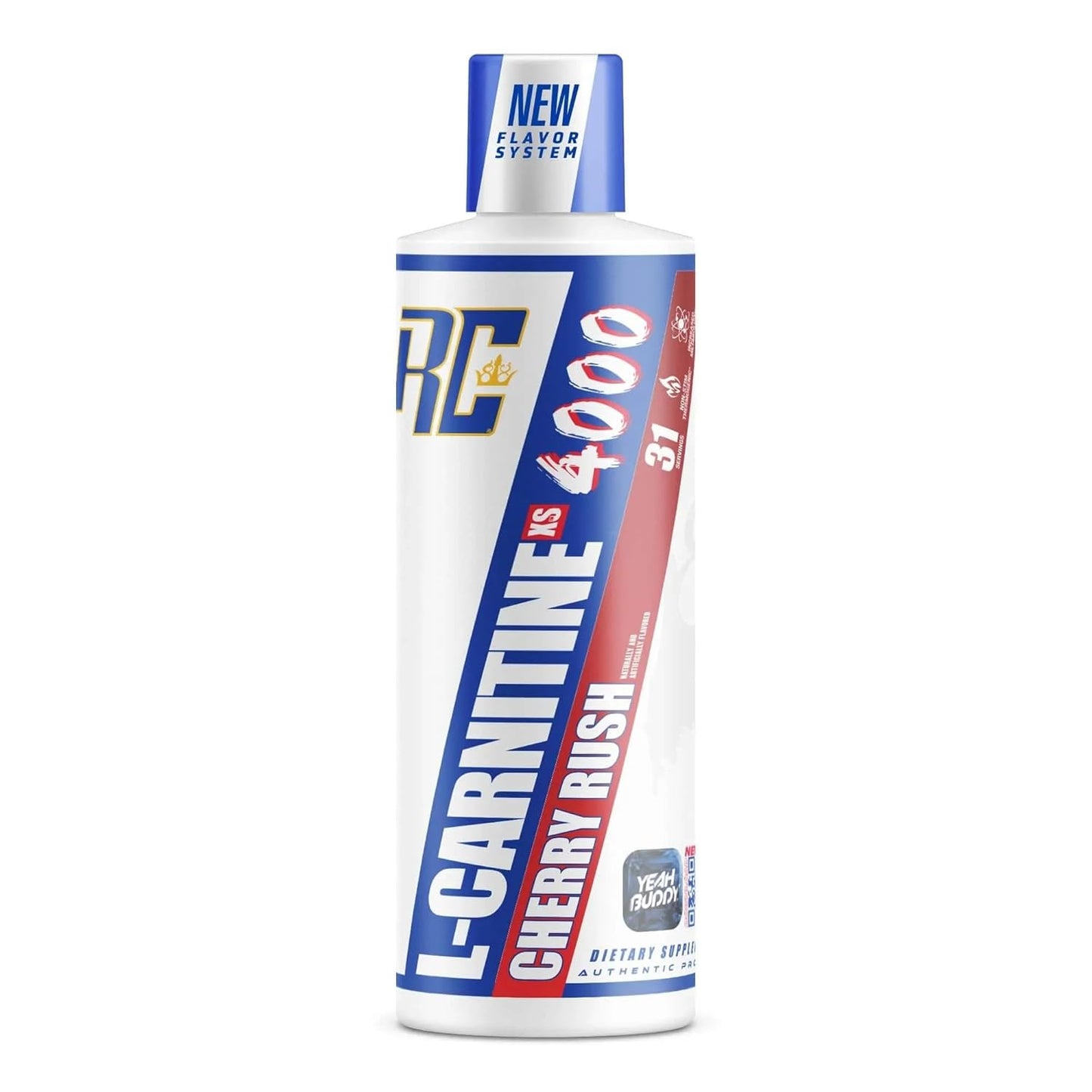 Ronnie Coleman Signature Series L Carnitine XS 4000 Liquid| Stimulant Free| Sugar Free| Zero Carbs| Lean Muscle Strength Support for Men & Women| 16 Oz