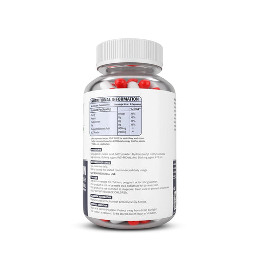 Scitron CLA CORE + MCT | Weight Management | Metabolism | Energy | CLA - 800 mg| MCT - 200 mg| 90 Veg Capsules