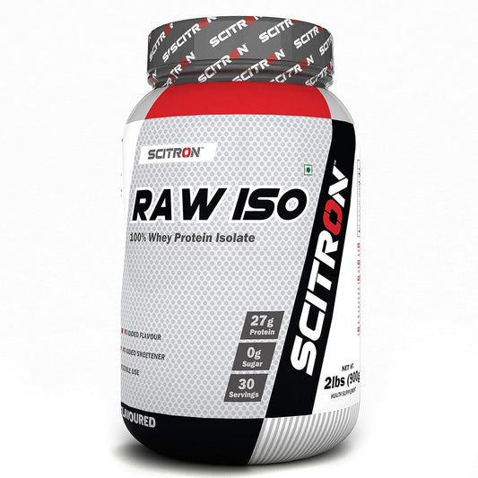 Scitron RAW ISO 100% Whey Protein Isolate  |2lbs | 900g | Unflavoured