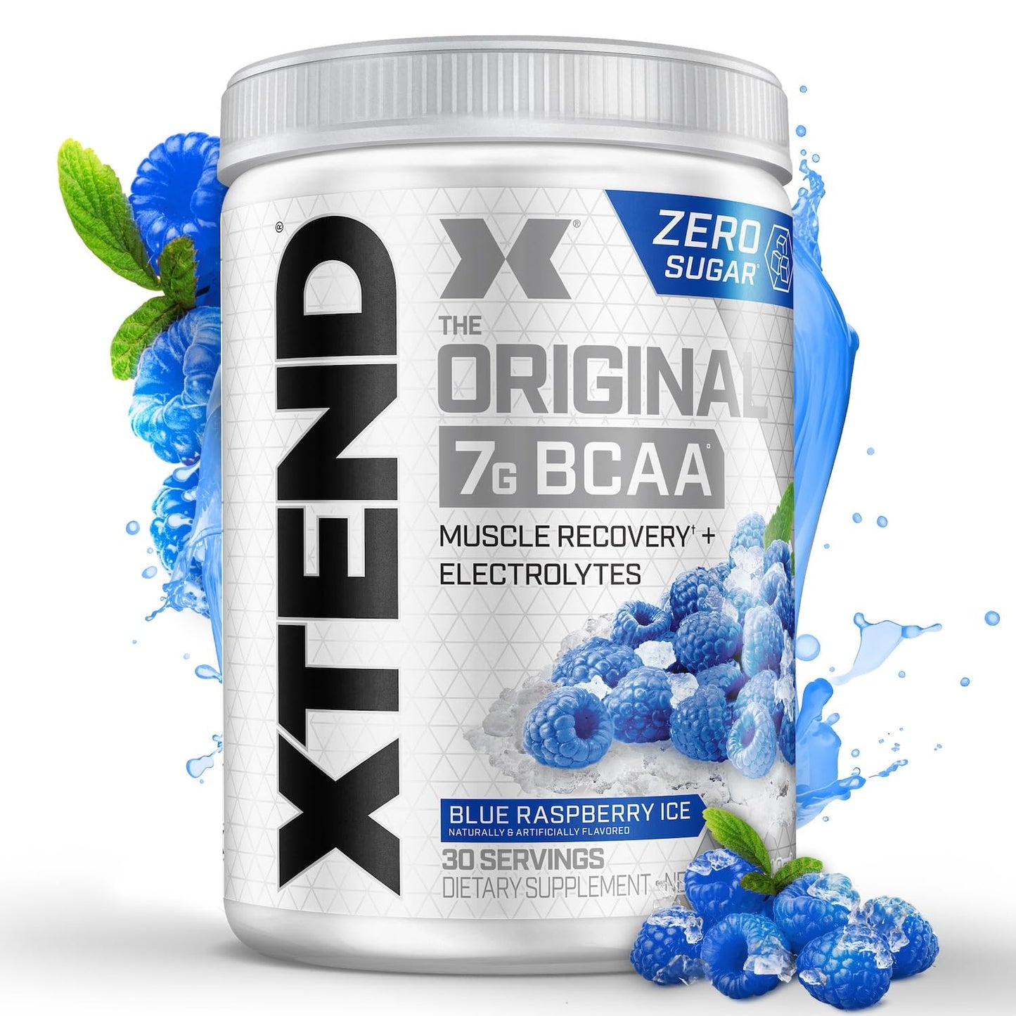 Scivation XTEND Original BCAA Powder 7g BCAA and 2.5g L-Glutamine| Sugar Free Post Workout Muscle Recovery Drink with Amino Acids for Men & Women