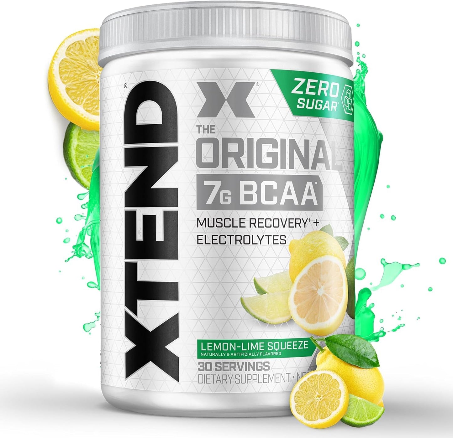 Scivation XTEND Original BCAA Powder 7g BCAA and 2.5g L-Glutamine| Sugar Free Post Workout Muscle Recovery Drink with Amino Acids for Men & Women