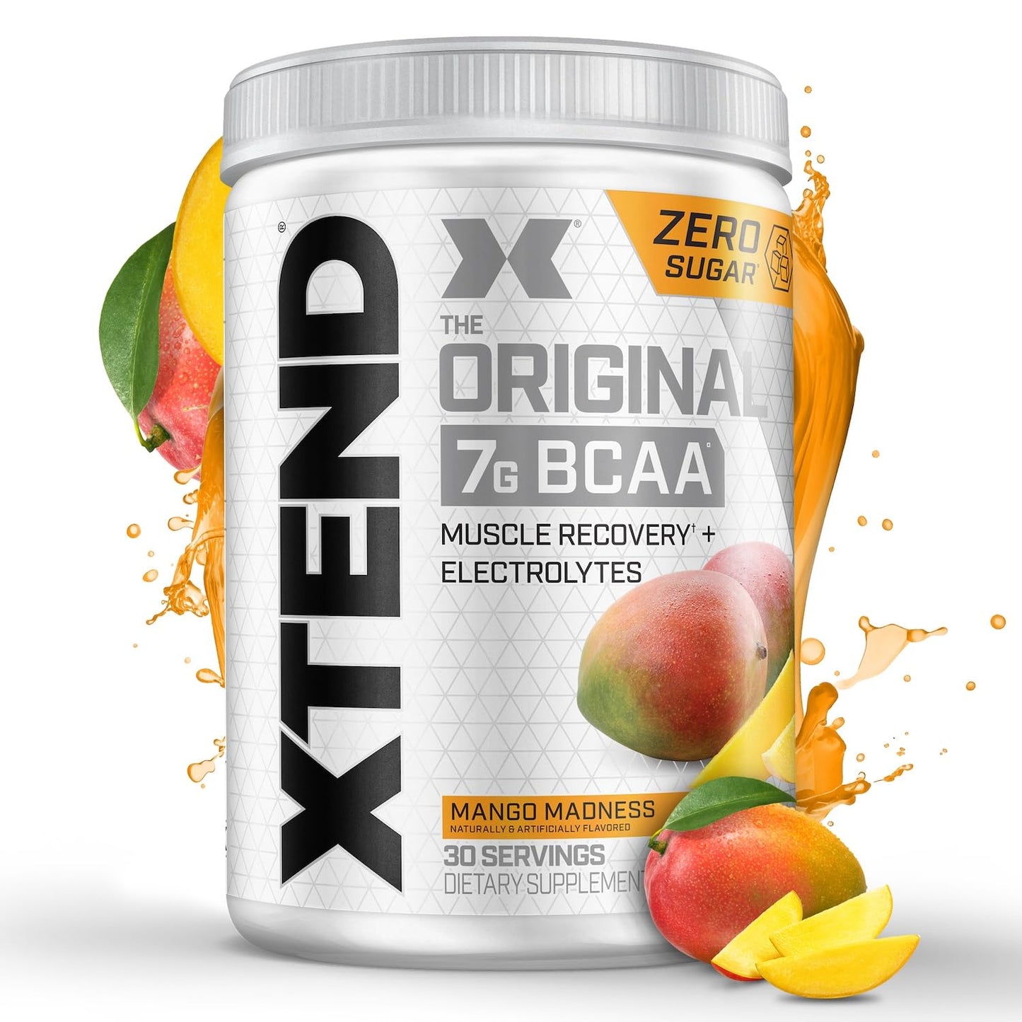 Scivation XTEND Original BCAA Powder 7g BCAA and 2.5g L-Glutamine| Sugar Free Post Workout Muscle Recovery Drink with Amino Acids for Men & Women