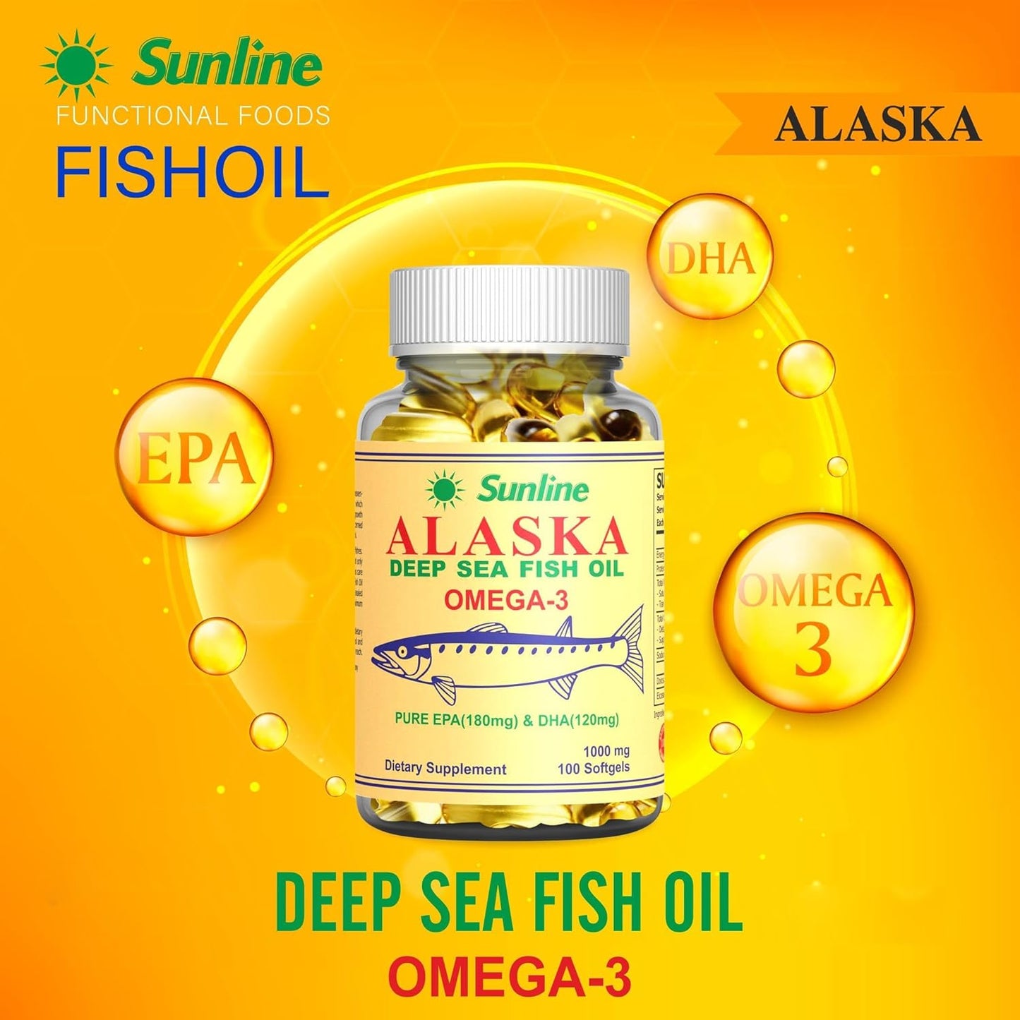 Sunline Alaska Deep Sea Fish Oil Omega-3