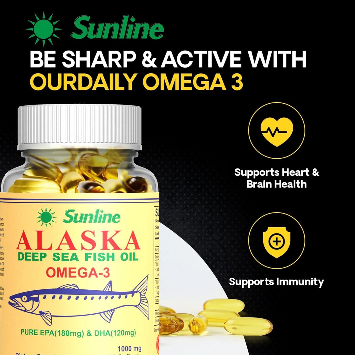 Sunline Alaska Deep Sea Fish Oil Omega-3