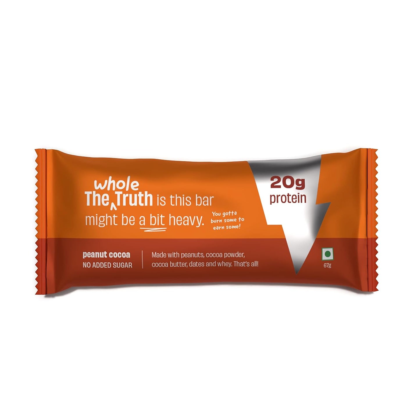 The Whole Truth | High Protein 20g Protein Bar |No Added Sugar | No Preservatives | No Artificial Flavours | All Natural