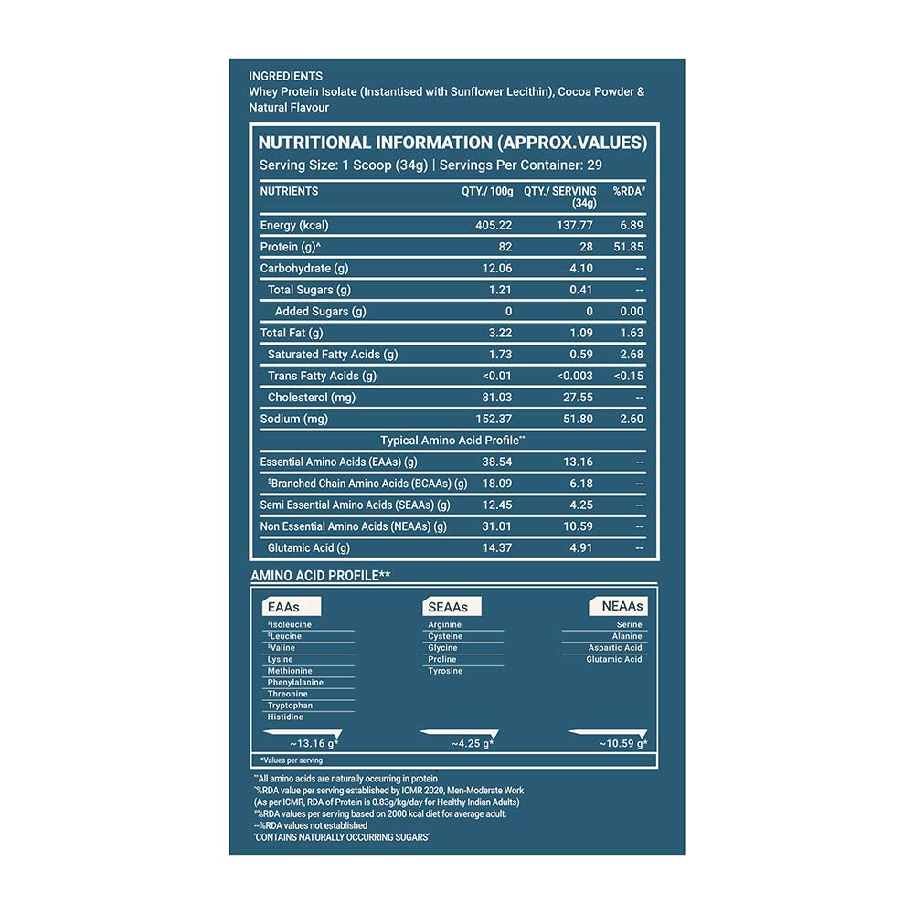 Muscleblaze Truebasics Clean Whey Protein Isolate