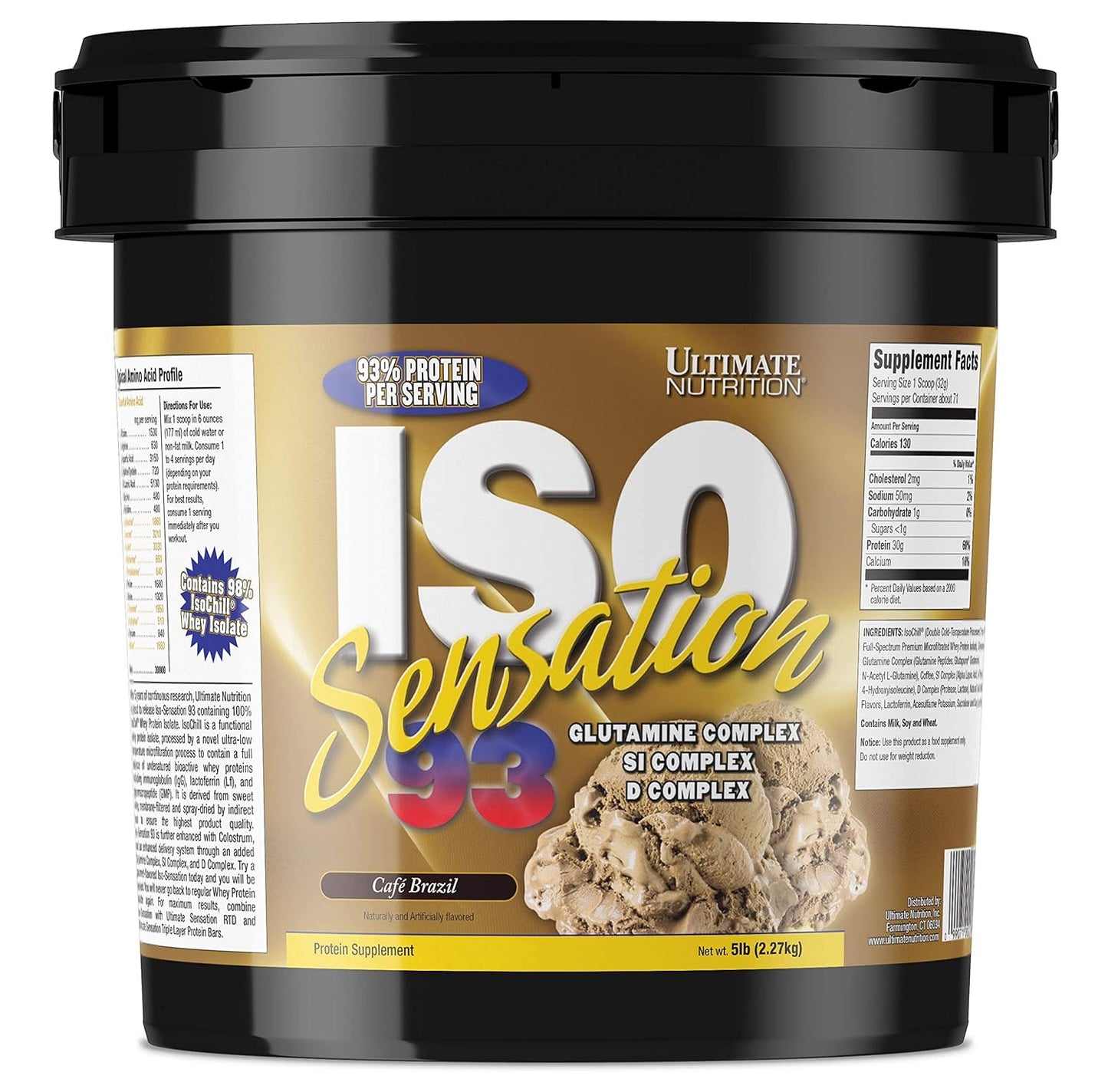 Ultimate Nutrition Iso Sensation 93 Whey Protein