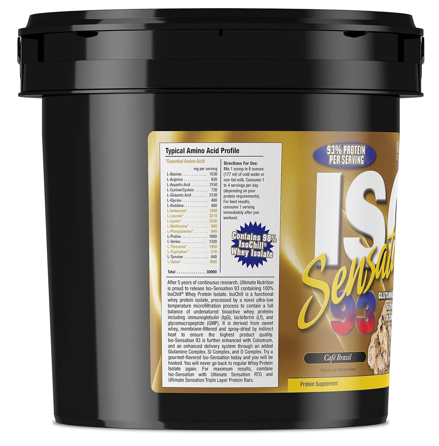 Ultimate Nutrition Iso Sensation 93 Whey Protein