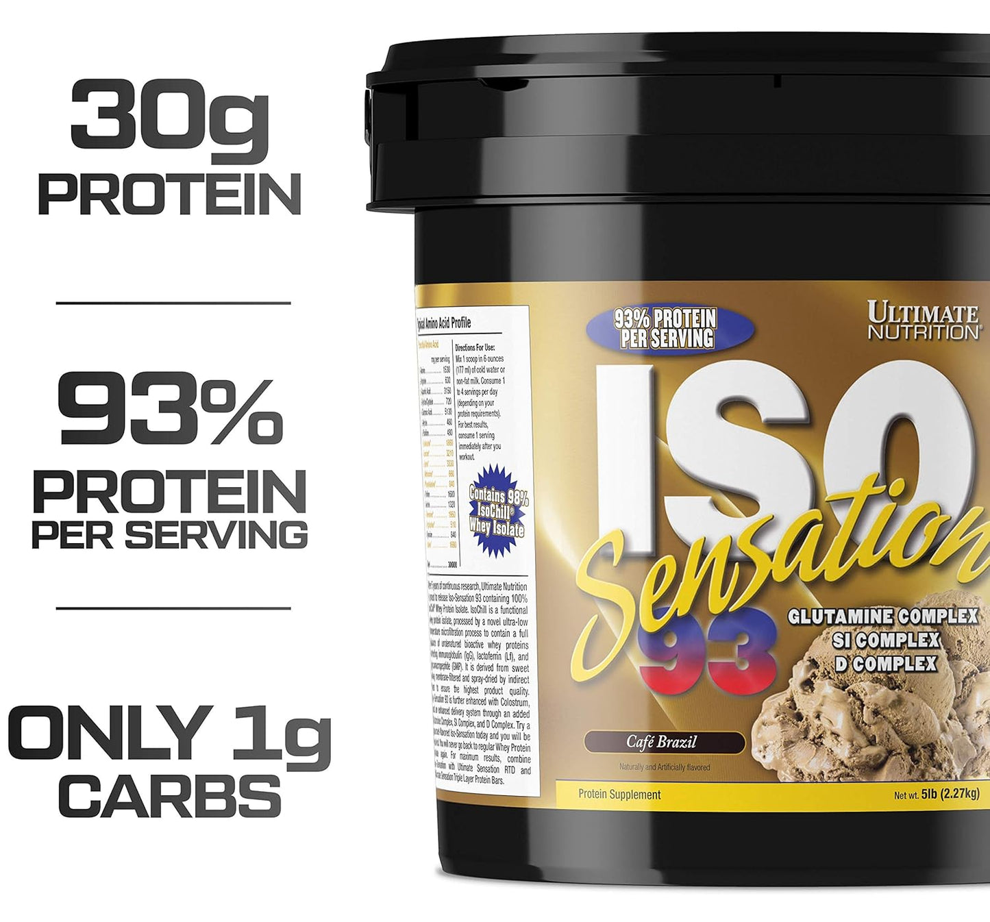Ultimate Nutrition Iso Sensation 93 Whey Protein
