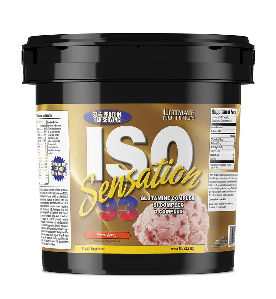 Ultimate Nutrition Iso Sensation 93 Whey Protein
