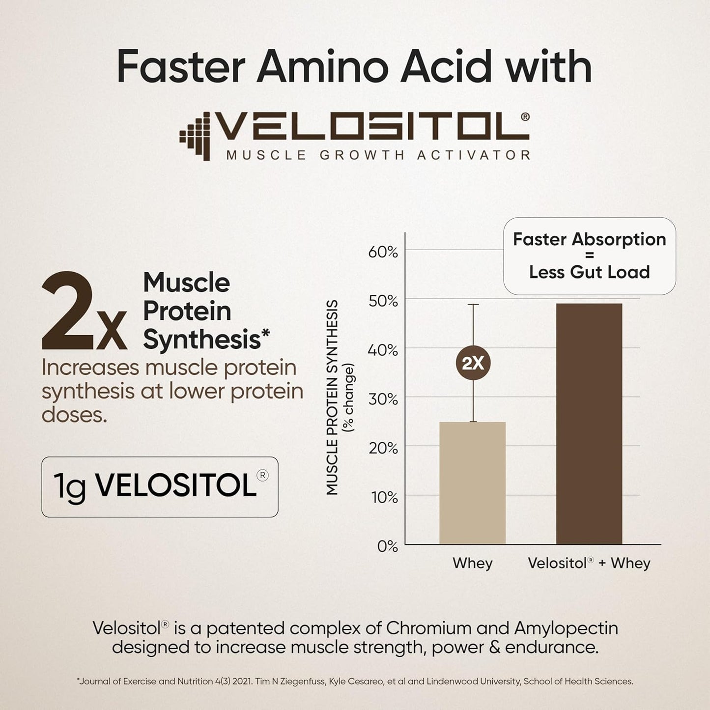 Wellbeing Nutrition Clean Whey Protein Isolate & Concentrate| Clinically Proven Velositol 2x Muscle Protein Synthesis| 4B CFU Probiotics & Digestive Enzymes| Easy to Digest