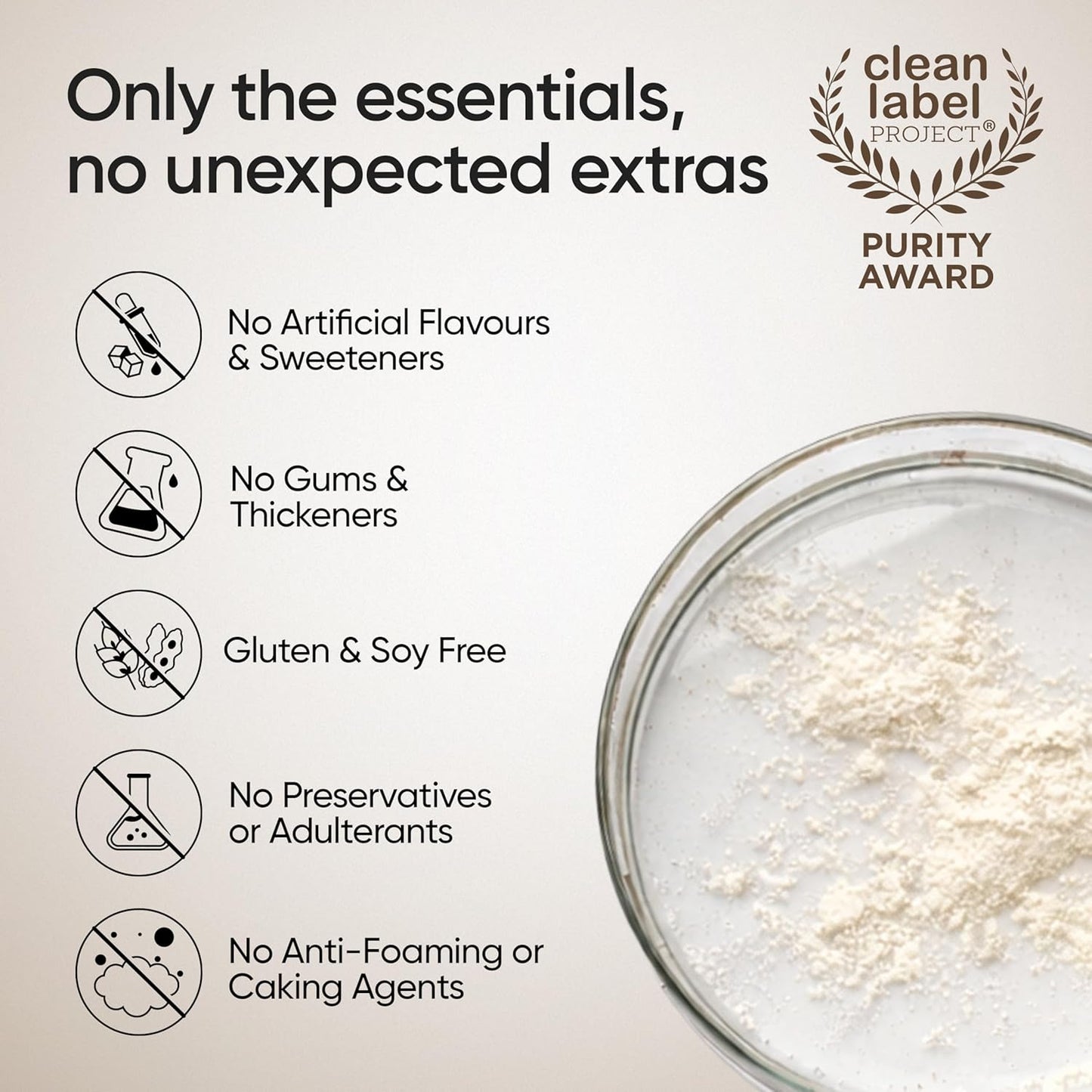 Wellbeing Nutrition Clean Whey Protein Isolate | 26g Protein| Clinically Proven Velositol for 2x Muscle Protein Synthesis| 4B CFU Probiotics| Digestive Enzymes| Bloat Free|Easy to Digest