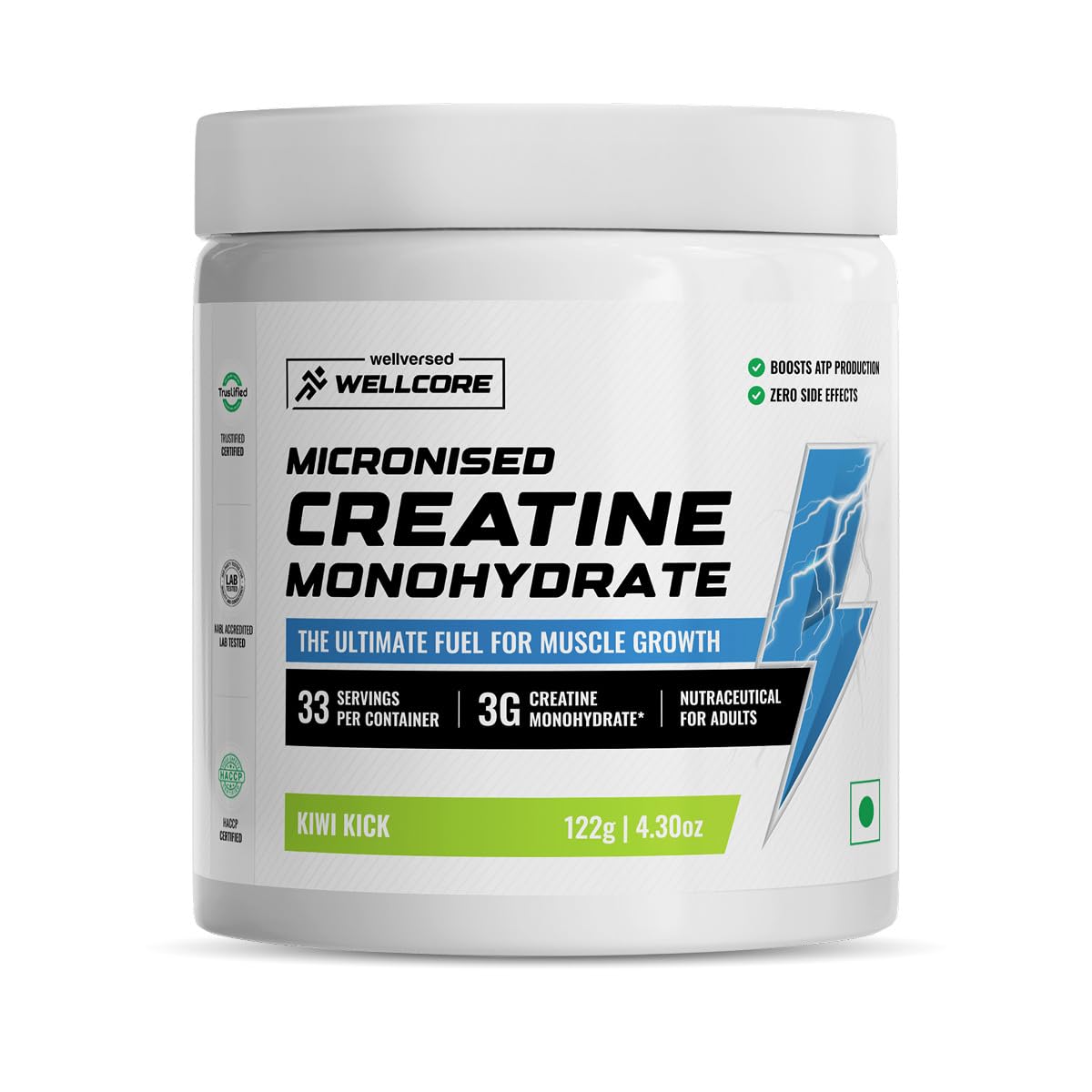 Wellcore Pure Micronised Creatine Powder | For Enhanced Muscle Strength With Rapid Absorption | Creatine Monohydrate